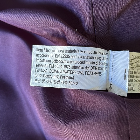 Zara down puffer coat 3/4 length with hood Size M - Picture 11 of 11